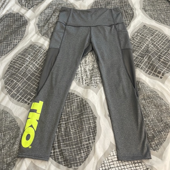 TKO High Waisted Grey Leggings - Picture 2 of 6